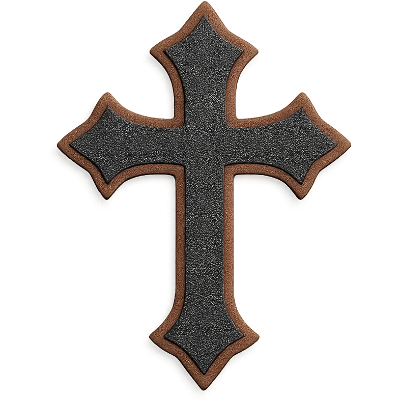 goth cross emoji