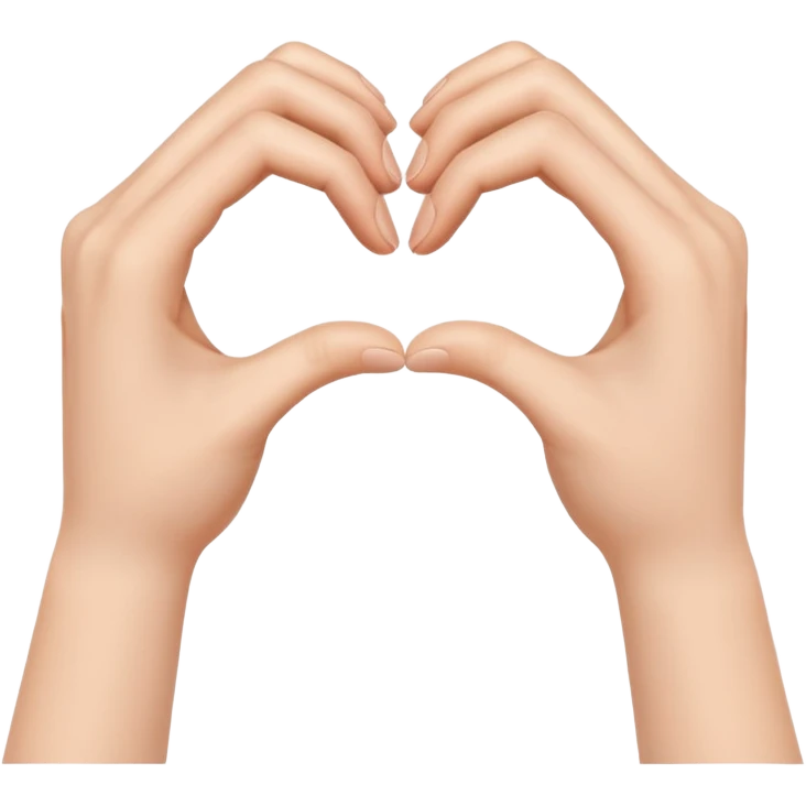 HEART HANDS emoji