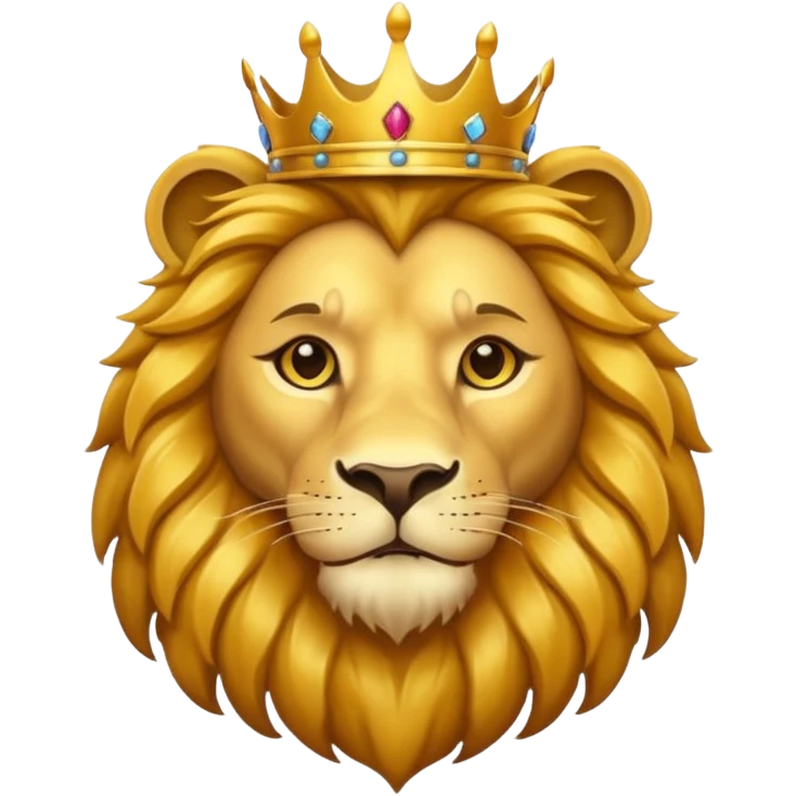 Almighty King Lion emoji
