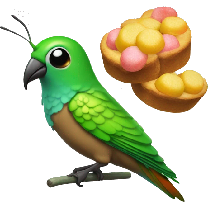 emoji de un colibrí con dulces sueños  emoji