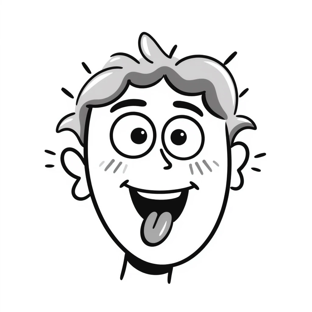 face with an exaggerated, over-the-top orgasmic expression, tongue out, eyes rolled back, flushed cheeks emoji