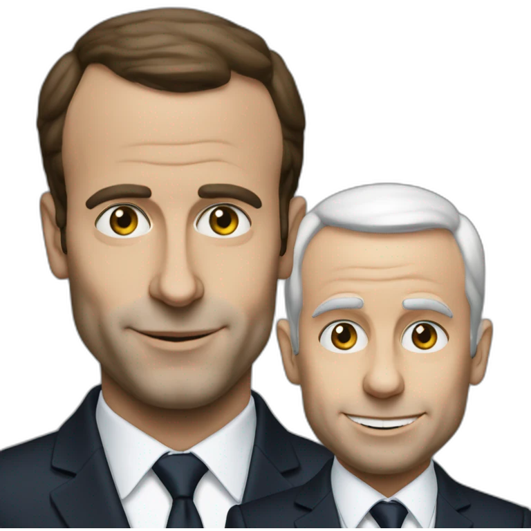 Macron en rabin emoji