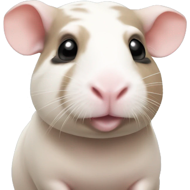 Hairless guinea pig emoji