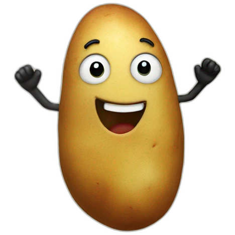 Dancing potato emoji