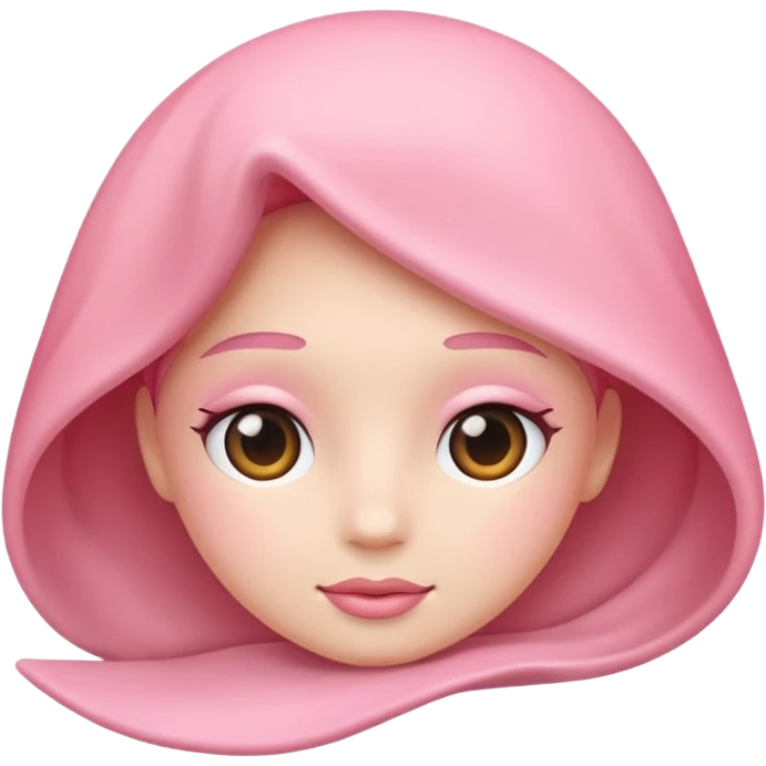 Rosy pink emoji