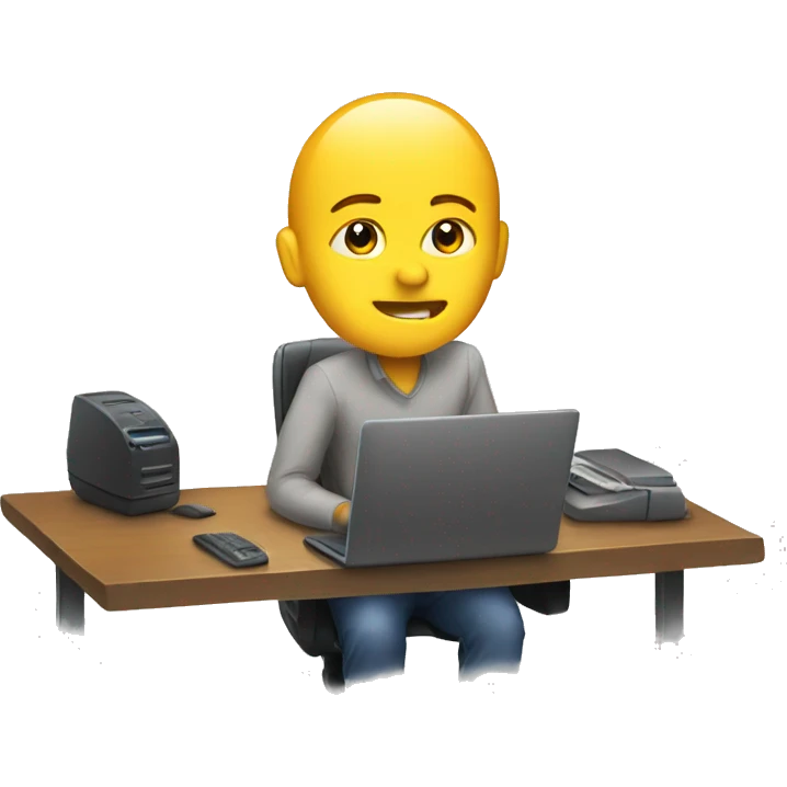 person logging in comp emoji