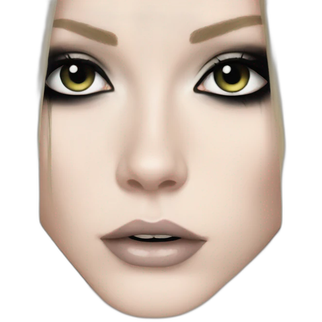avril lavigne smokey eyes emoji