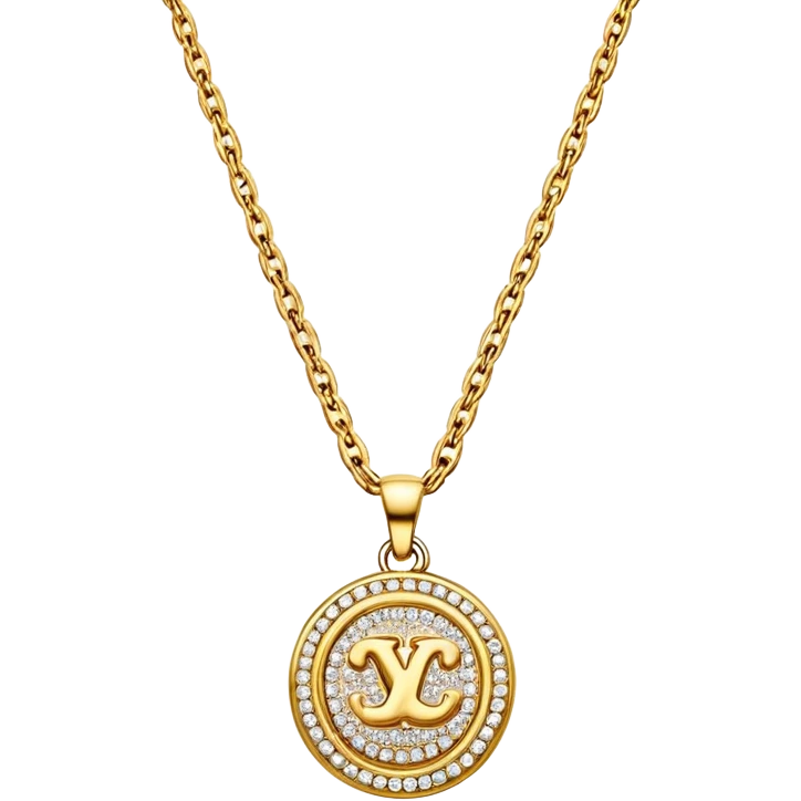 Y2K Juicy couture necklace emoji