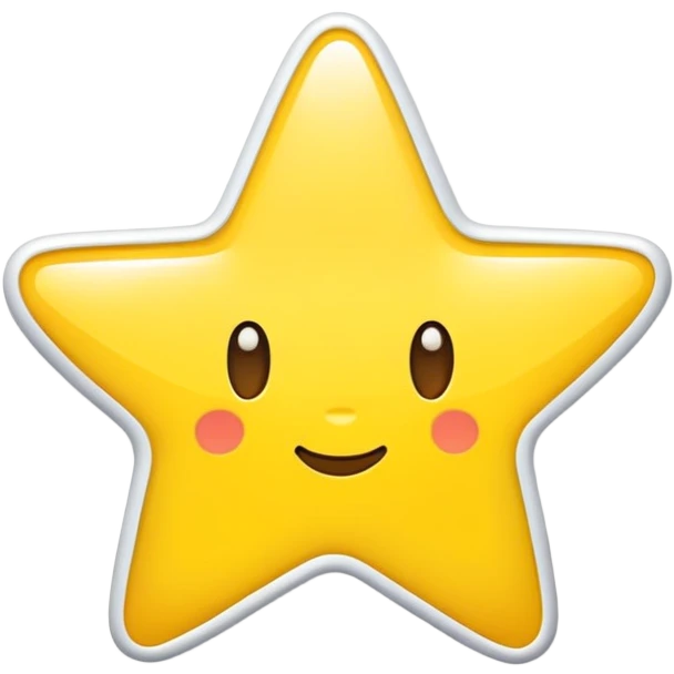star sticker with white outline
 emoji