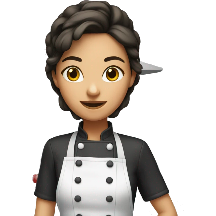 cook brunette emoji