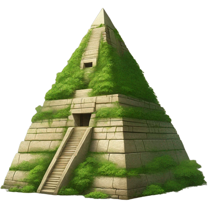 egypt piramid in forest emoji