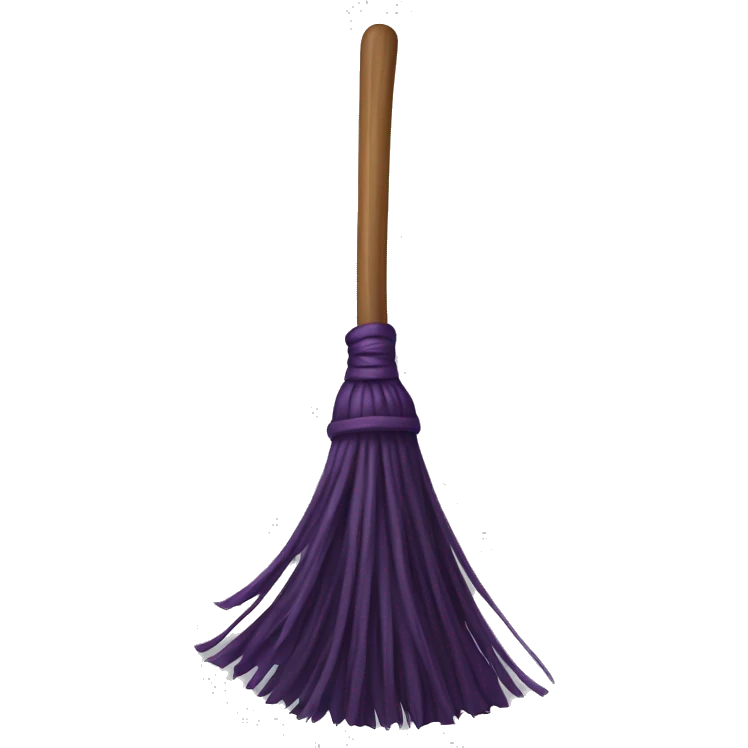 witch broom emoji