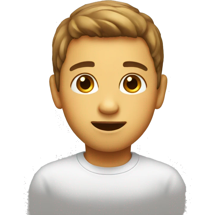 Cute face emoji