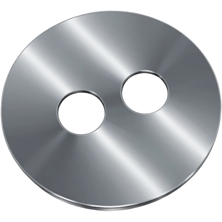 two metal computer disks emoji