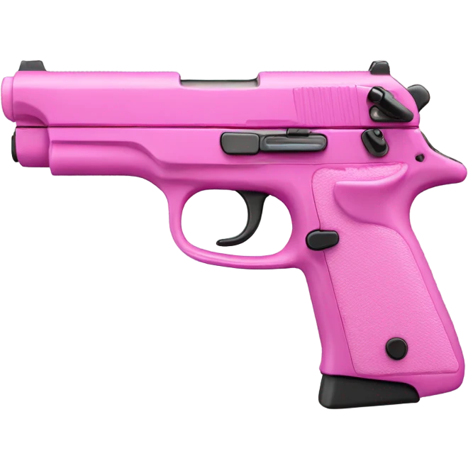 Pink gun emoji