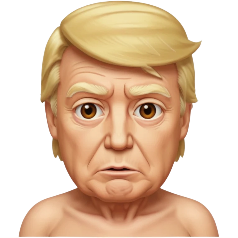 Donald Trump naked emoji
