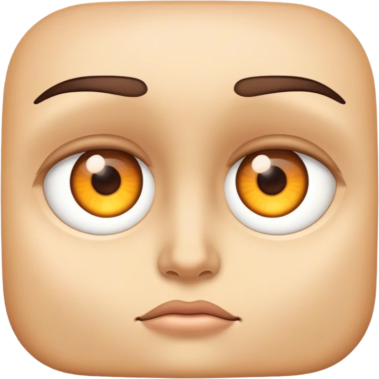 Eyes looking left emoji