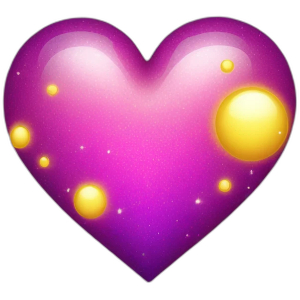 pink-and-purple-heart-with-yellow-sparkles emoji