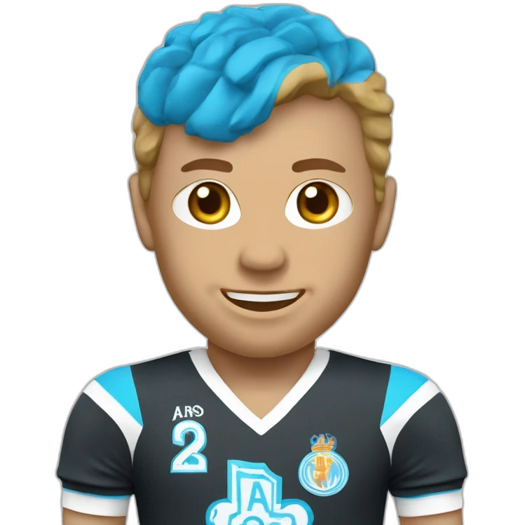 Olympique de marseille 120 ans jersey emoji