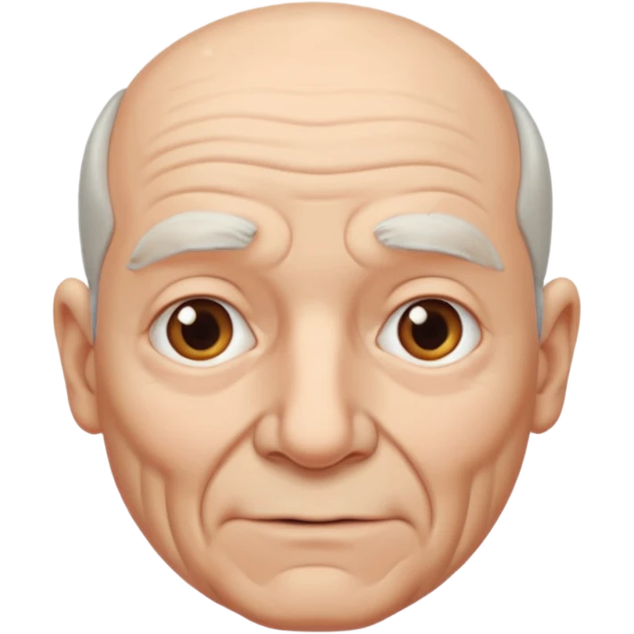 bald elderly man emoji