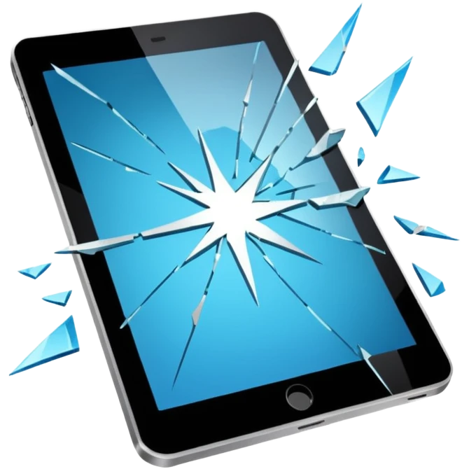 shattered tablet emoji