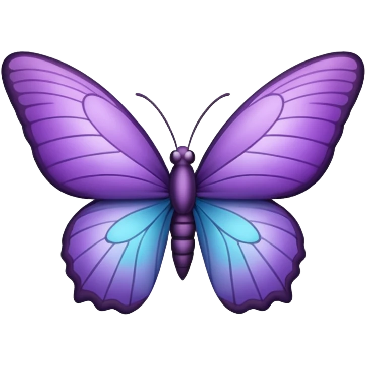 Emoji de mariposa lila emoji
