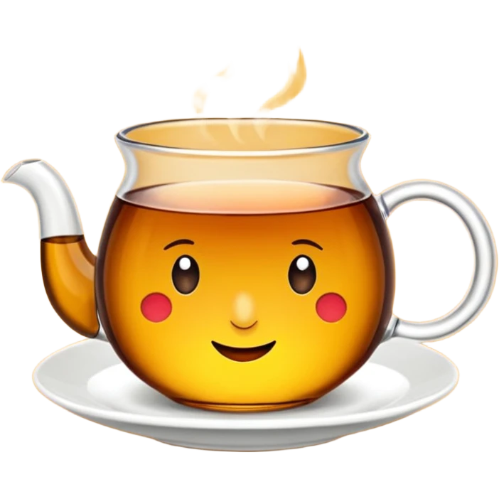 İnce belli bardakta çay emoji