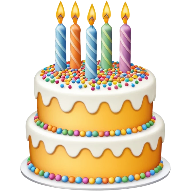 Birthday cake emoji