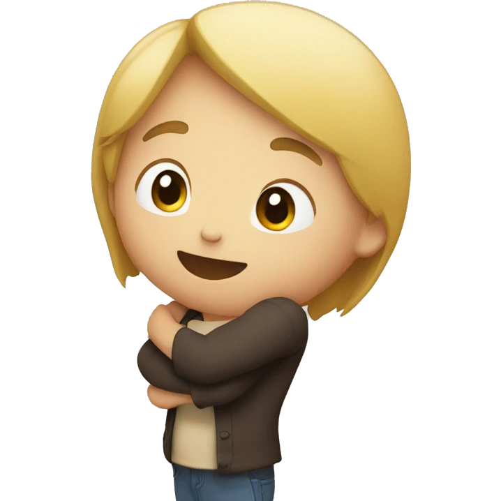 Teight hug emoji
