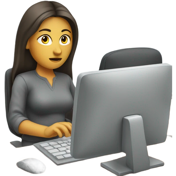 user login female emoji