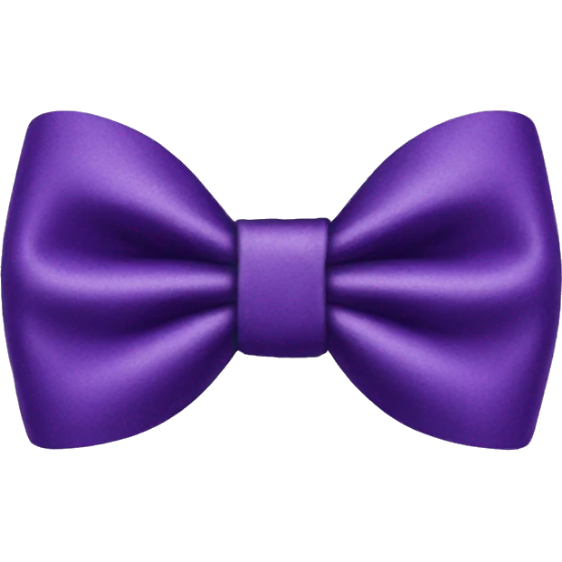 Purple bow tie emoji