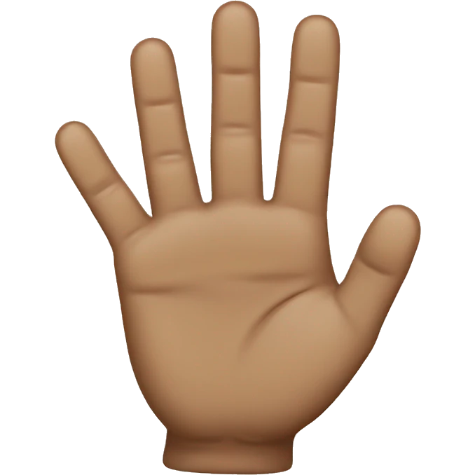 3 fingers emoji