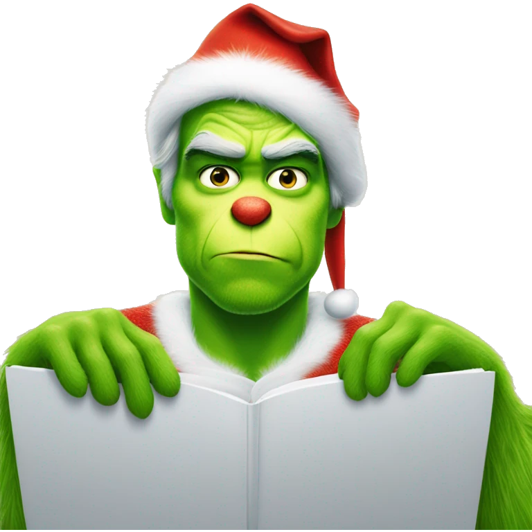 henry cavill as grinch emoji