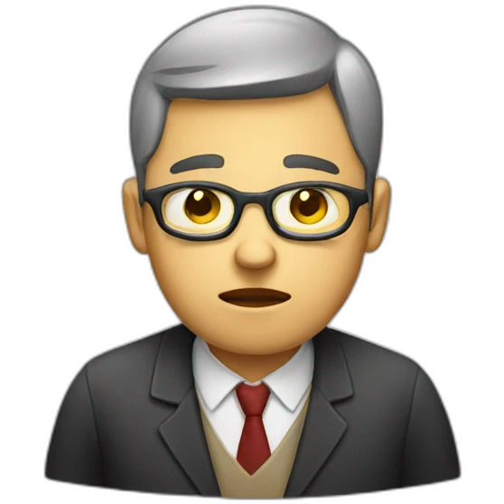Sad person librarian emoji