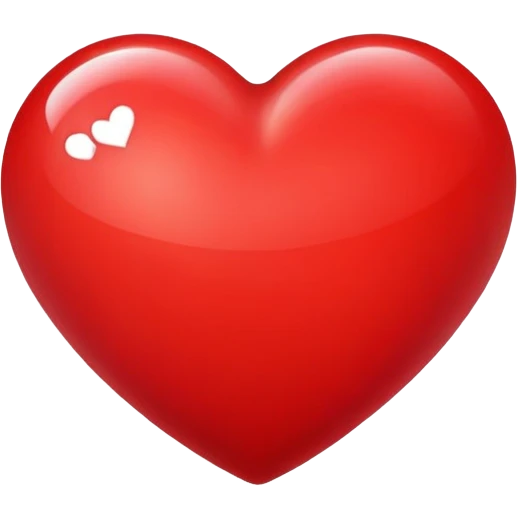 red heart emoji