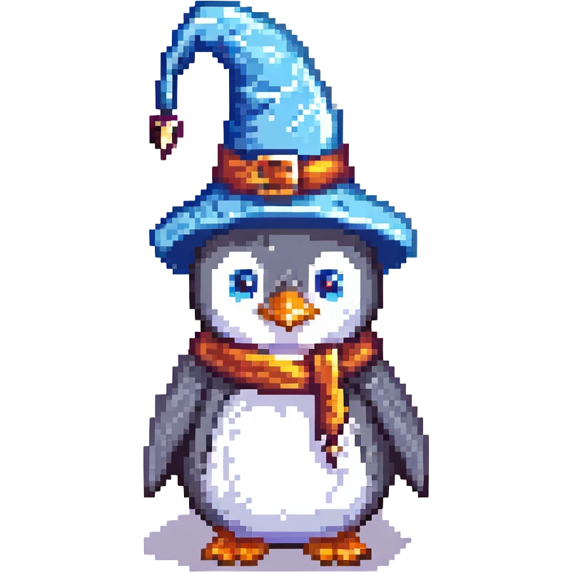 penguin wizard emoji