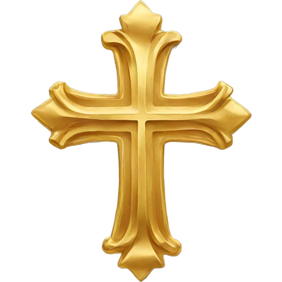 gold cross emoji
