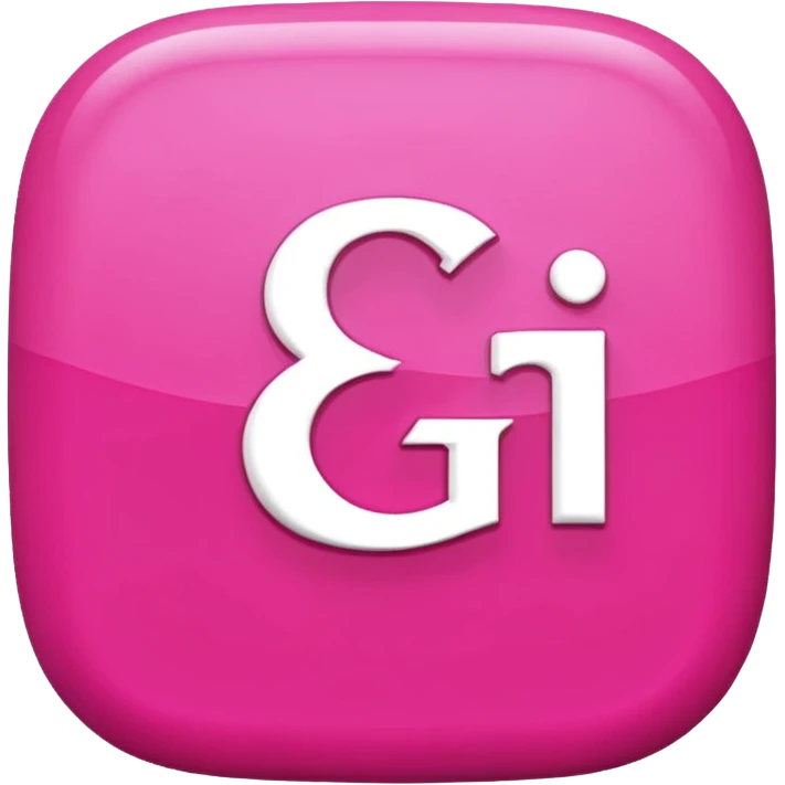 pink google word emoji