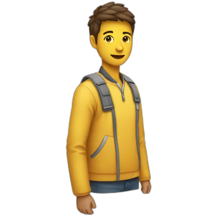 Humain sur un humain emoji