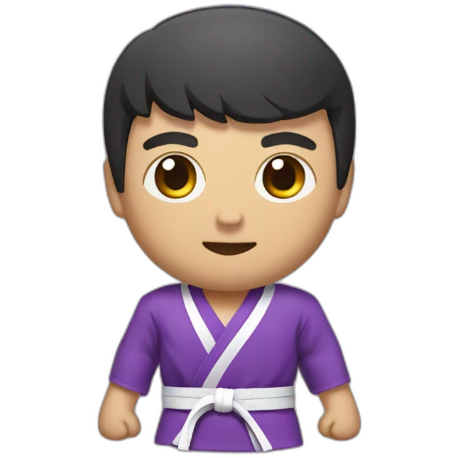 martial arts purple belt emoji