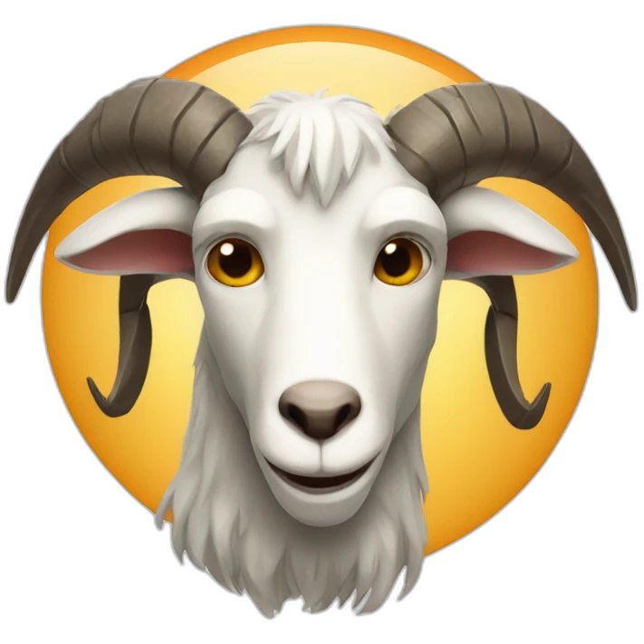 evil goat man emoji