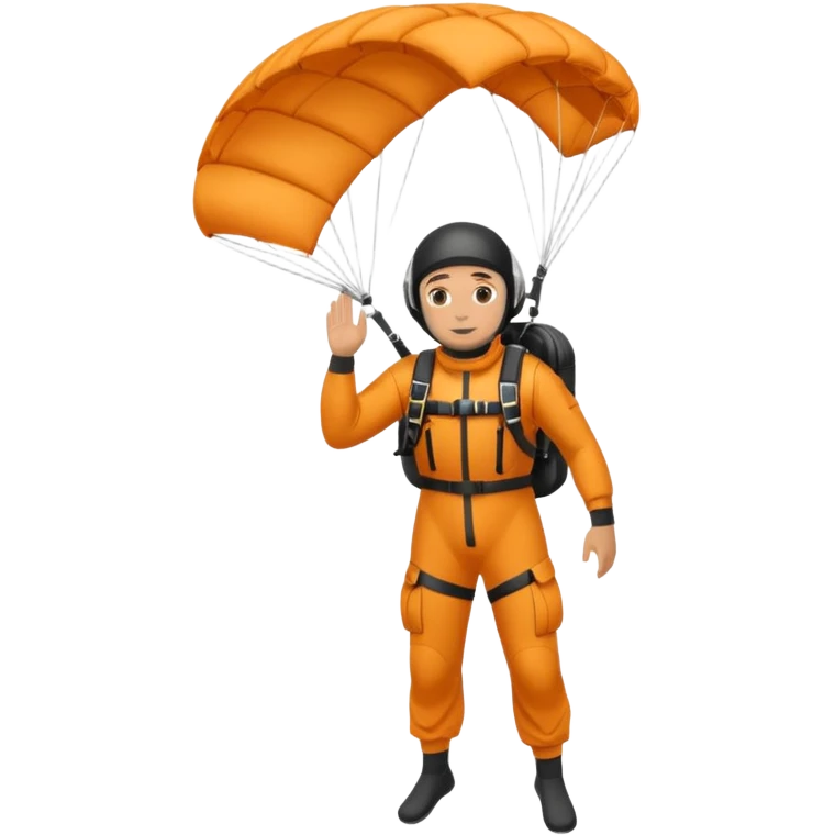 parachute diver emoji