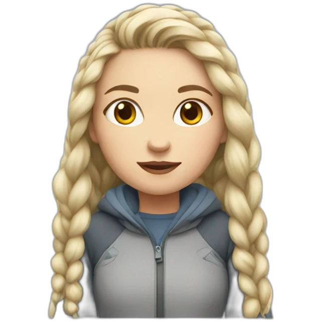 Icelandic girl emoji