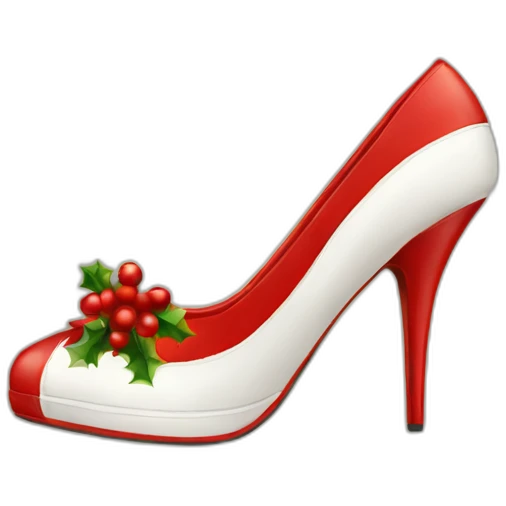 chirstmas-high-heel-shoes emoji
