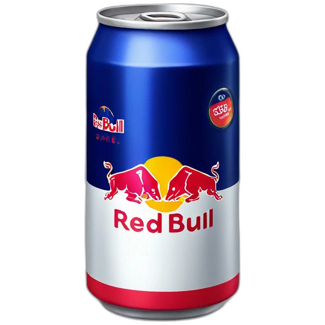 Canette red bull emoji