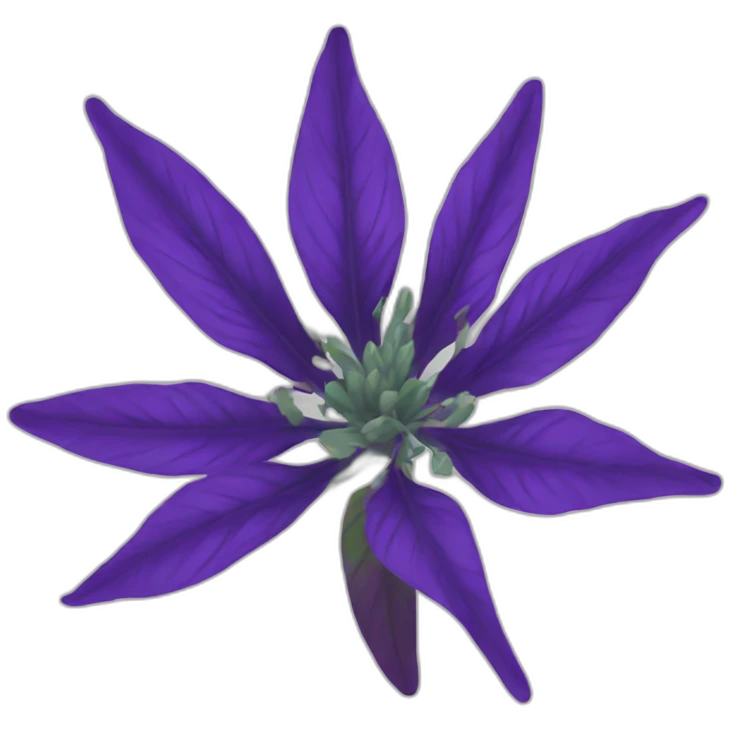 indica flower emoji