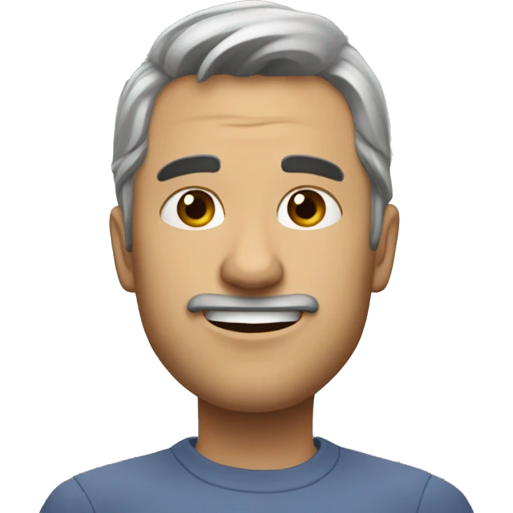 новогодний мопс  emoji