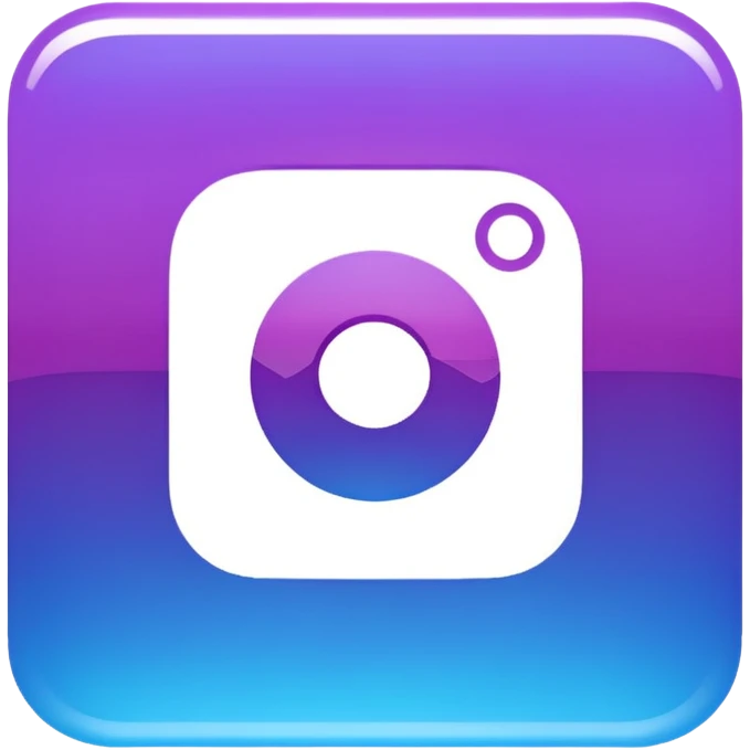 Instagram logo emoji