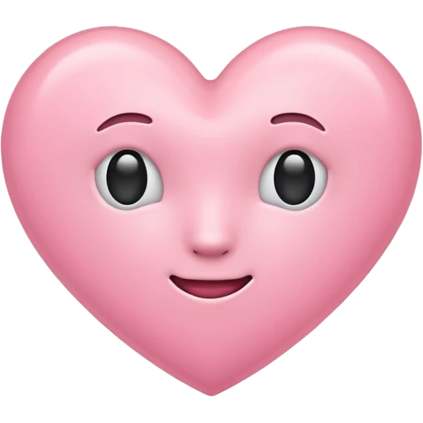 light pastel pink heart emoji emoji