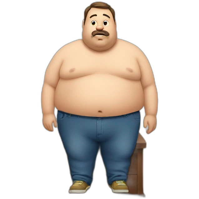 fat man emoji